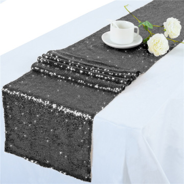 Runner da tavolo da paillettes alla vendita calda - 100% poliestere