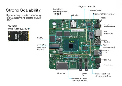 Intel Apollo Lake N4200 Mini PC Beelink AP42 Accept OEM TV BOX