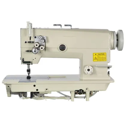 Industrial Lock Stitch Needle Feed Flat Bed Double Needle Sewing Machine for Shoes JL-842