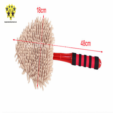 Big Chenille Brown Color Microfiber Mini Triangle Shaped Car Cleaning Dust Remove Pads