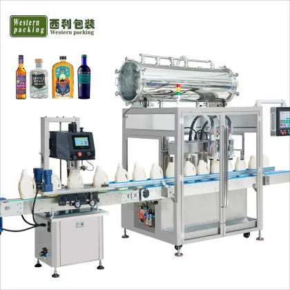 High Speed Inline Bottle Filling Machine for Sauces and Dressings with Servo Control