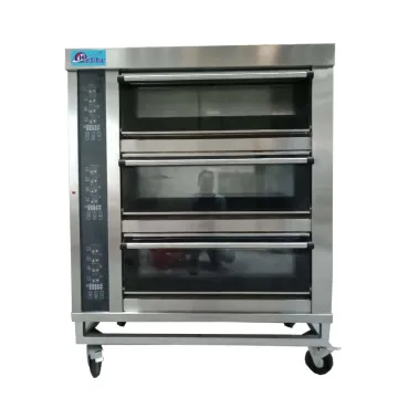 Baking Equipment Electric Deck Oven 3 Deck 6 Trays Deck Oven for Pizza Bread Making