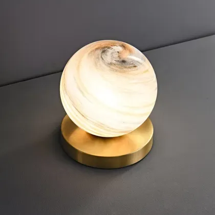 Creative Portable Soft Lighting Eye Protection Table Lamp with Planet Lampshade