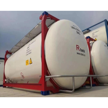 Contêiner de tamanho de 20 pés para armazenamento ISO Tank Gase