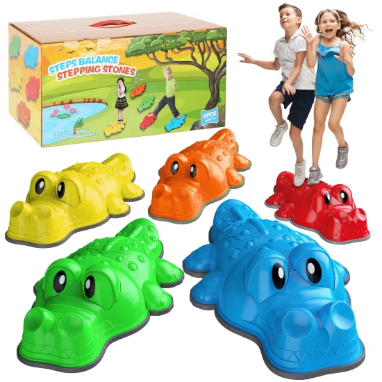 Custom Sensory PVC Anti-Slip Educational Toys: Ideal Foot Balance Training Stepping Stones for Autism Kids