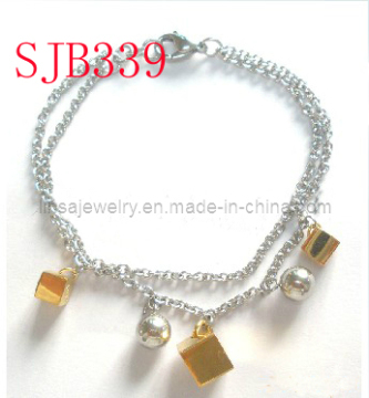 Women's Charm Design 316L Stainless Steel Bracelet (SJN339)