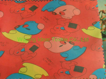 210T Printed Polyester Taffeta Fabric for pinafore in stock