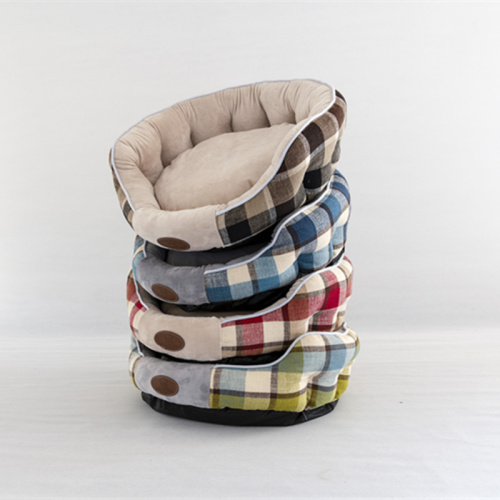 Fabric plaid creative pet nest removable kennel