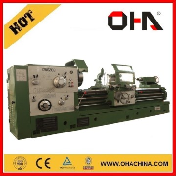 CW6180A large pipe cutting cnc lathe machine for taper thread cutting