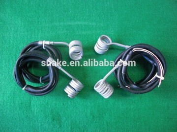 High efficiency hot runner nozzle heater with thermocouple