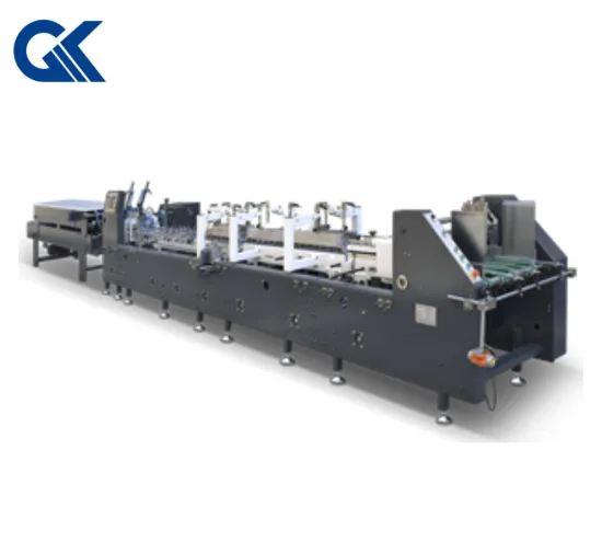 Automatic Box Gluing and Folding Machine for Cake Boxes