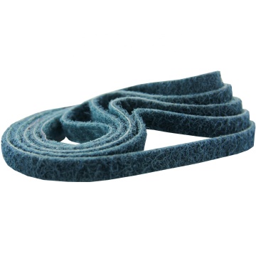 3M Scotch-Brite DF BL Non-Woven Aluminum Oxide Sanding Belt, Medium Grade, 0.5in x 18in
