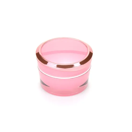 15g 30g 50g face cream plastic acrylic empty bowl shape cosmetic jars with lids