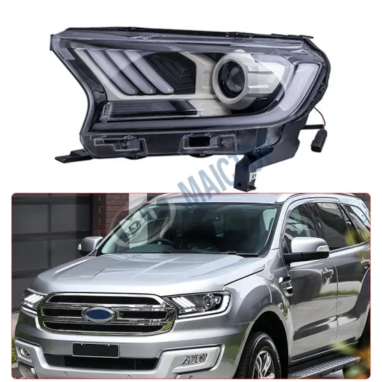 Maictop White Front LED DRL Projector Headlight for Ford Ranger 2016-2021