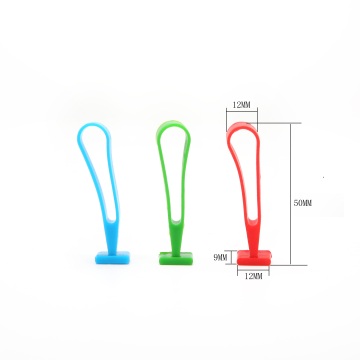 Factory Wholesale Custom PP/PE/ABS Plastic Flat Hook