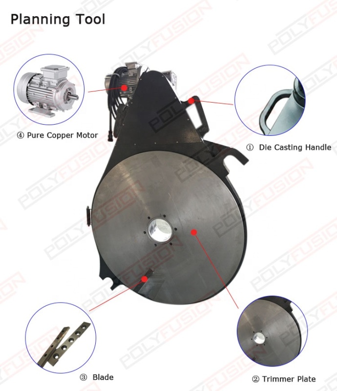 HDPE Butt Fusion Welder for Hydraulically Driven HDPE/PP/PE Pipe Welding (40-160mm)