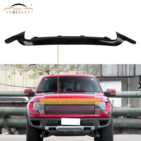 Black Stone Guard Bug Shield Protector Acrylic Hood Shield for Ford F-150 2009-2014