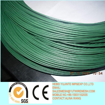 black,yellow,white,green pvc coated wire