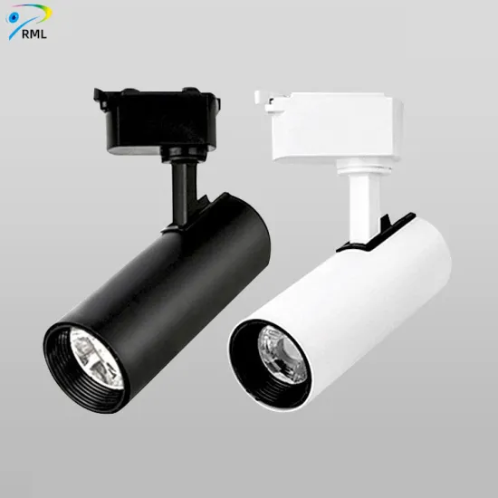 Modern Adjustable Aluminum Housing Track Light System - 10W/30W COB LED Spotlight Fixture for Ceiling
