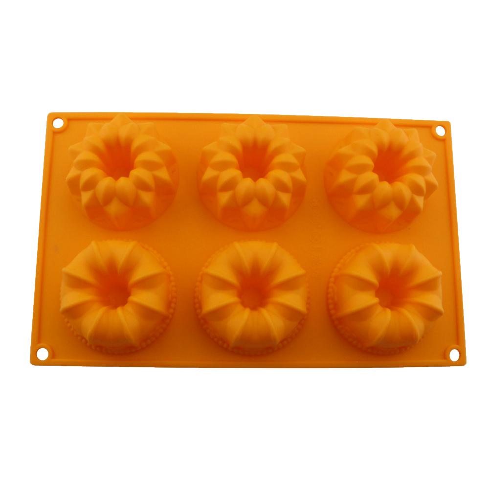 Bolo De Queque De Silicone De Silicone Queque Pan Muffin Pan