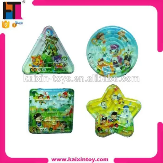 Plastic Maze Game Cube Toys 3D Maze Ball Game Mini Puzzle Game Toy