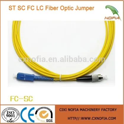 ST/FC/SC/LC/APC Optical Fiber Jumper Cables