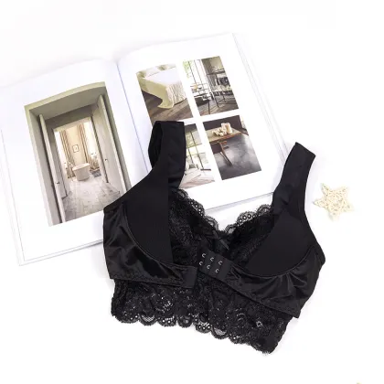 Ladies lace cotton bra