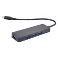 Supporta caricabatterie USB 3.0 con uscita tipo C a 4 porte