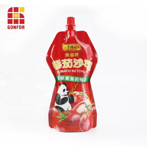 Spout Stand Up Pouch Untuk Sos Ketchup