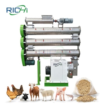 RICHI 1-2 T/H การกดอาหารสัตว์สำหรับขาย