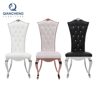 Luxury Modern Crystal PU Dining Room Chair