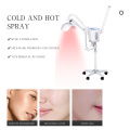 Omeina Vaporizador facial frío y caliente 3 en 1 con terapia de luz LED