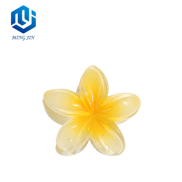 Cute Acrylic Mini Flower Hair Clips in Bright Candy Colors for Girls