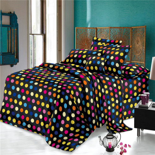 Colorful Spots Polyester Disperse Print Fabric For Sheets