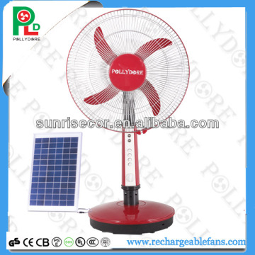 Solar Stand Fan with LED Light Fan ,Rechargeable fan , 3 Speed Fan,pld-31T
