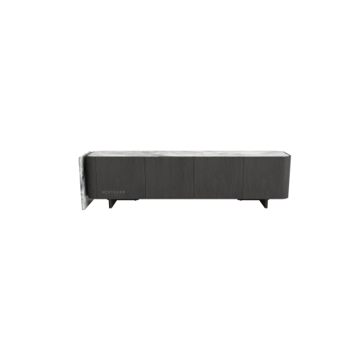 Marble top modern design TV stand with drawers