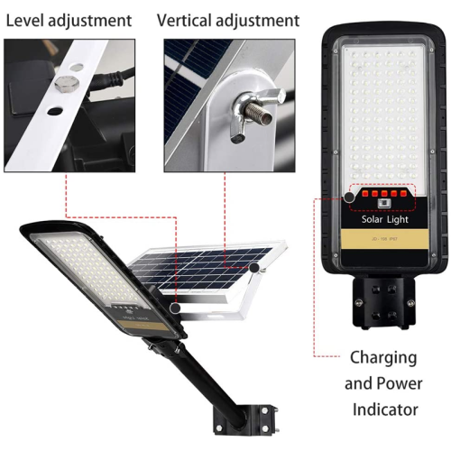 80W Solar Street Light IP67 84 Leds