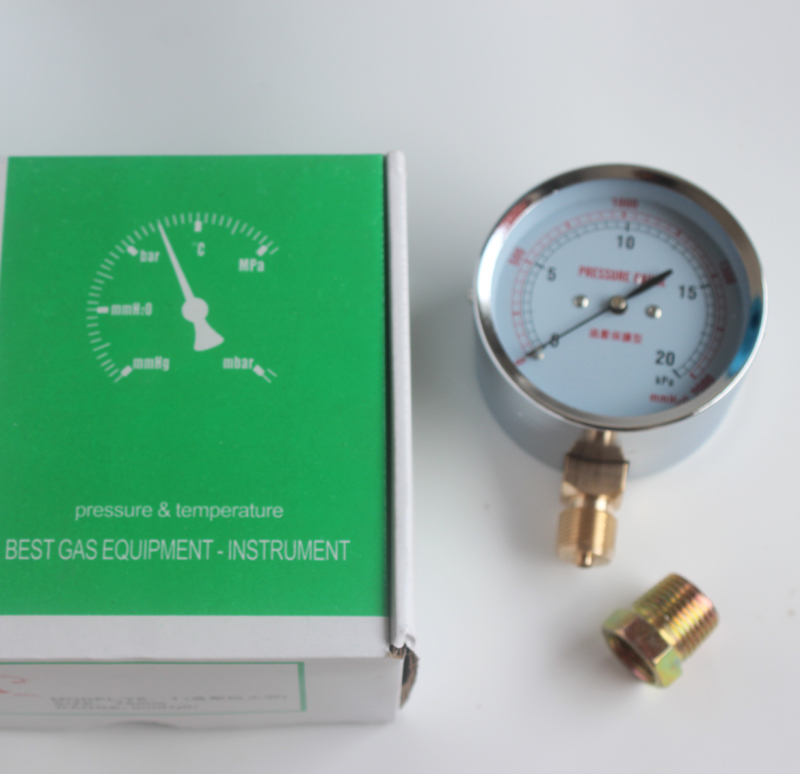 Liquefied Gas Barometer LPG Bottled Petroleum Gas Gas Pressure Gage Capsule Pressure Gauge High Pressure Medium Pressure Table