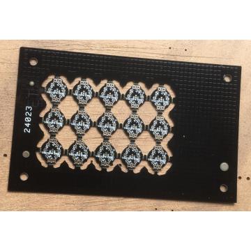 2 layer 0.4mm PCB with black solder