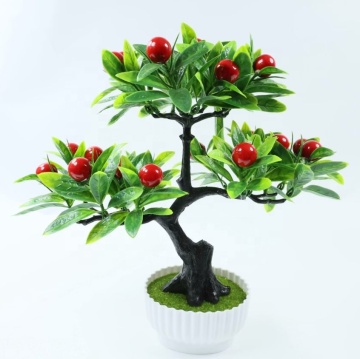 Factory Wholesale 23 Heads Fruit Artificial Potted Plants for Home Decor