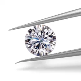 Round 2 carat Brilliant cut Moissanite DEF VVS