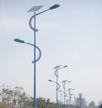 Solar street lights with 8m height pole