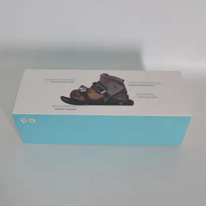 Mini Snowboard Shoes Outdoor Snowboard Blade Shoes Adjustable Binding Portable Ski Shoes Outdoor Sports Accessories