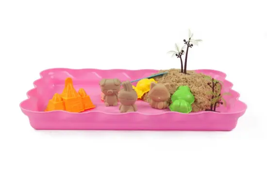 Plastic Sand Tray Pink
