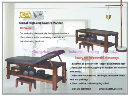 Thai Solid Wood Oil Ayurvedic Massage Table 08D01