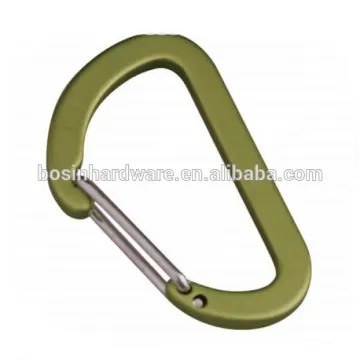 Wholesale High Quality Metal 55mm length Aluminum Carabiner Metal