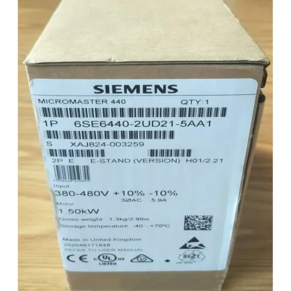 Siemens Frequency Converter 6SE6440-2UD21-5AA1 & MICROMASTER 440: Specifications, Features, and Applications