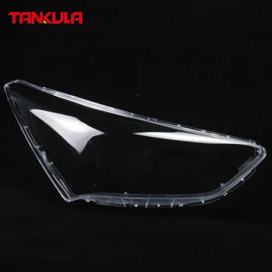 High Quality Plastic Transparent Headlamp Lens Cover for Hyundai Santa Fe 2014