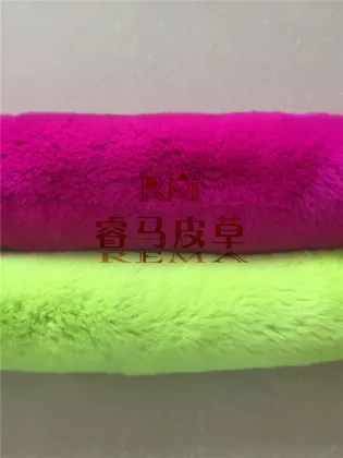 Dyed Color Rex Rabbit Fur Pelts Rex Skins For Sale