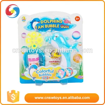 Mini summer plastic beach cartoon seaside sea bubble gun toy